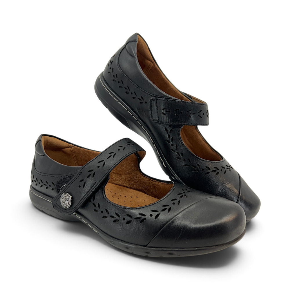 Cobb Hill Black Leather Mary Jane Comfort Shoes Women’s Size 7.5 M